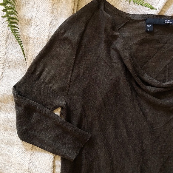 Eileen Fisher Scoop Neck Shirt - Picture 4 of 4